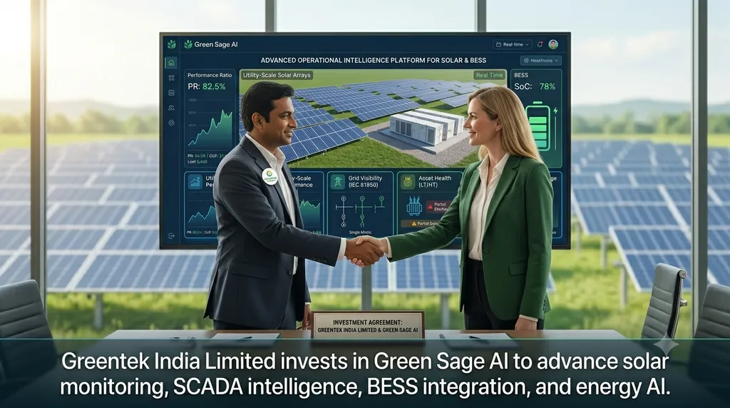 Solar Monitoring & SCADA Intelligence | Greentek India & Green Sage AI