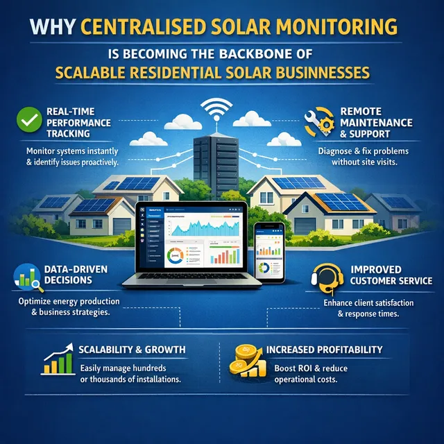 Centralised Solar Monitoring for EPCs: Cost Savings, Scalability & Profitability
